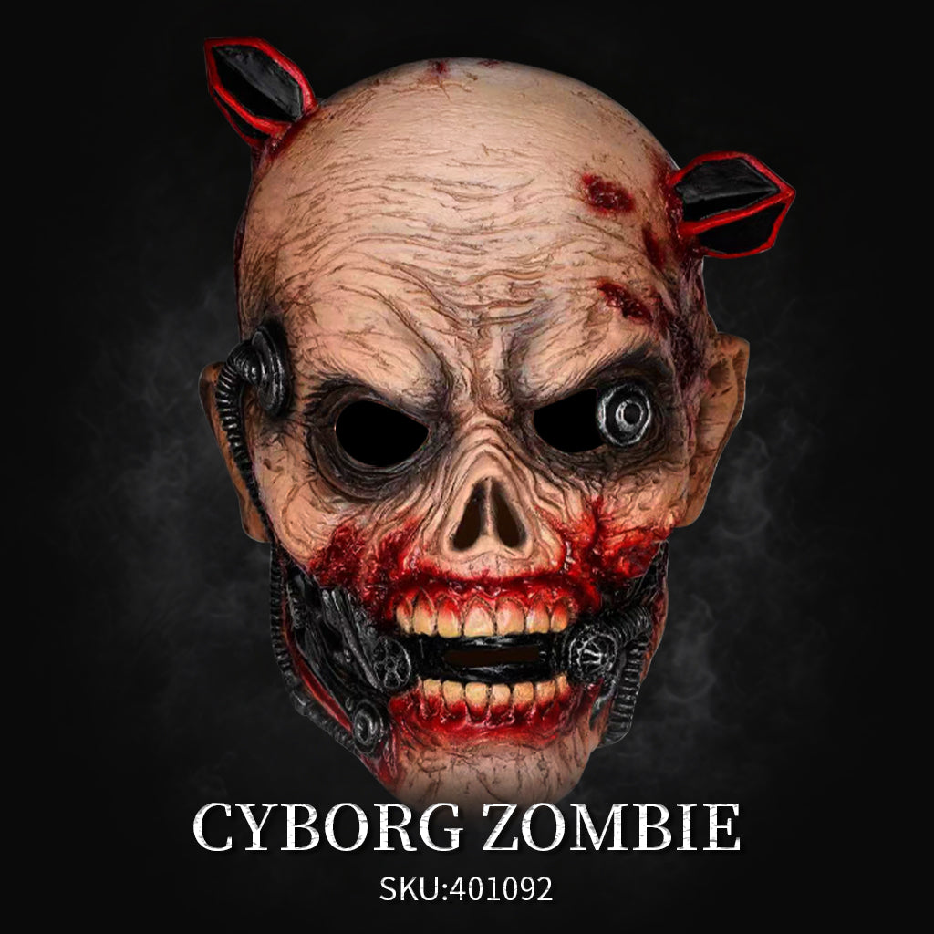 CYBORG ZOMBIE MASK 401092