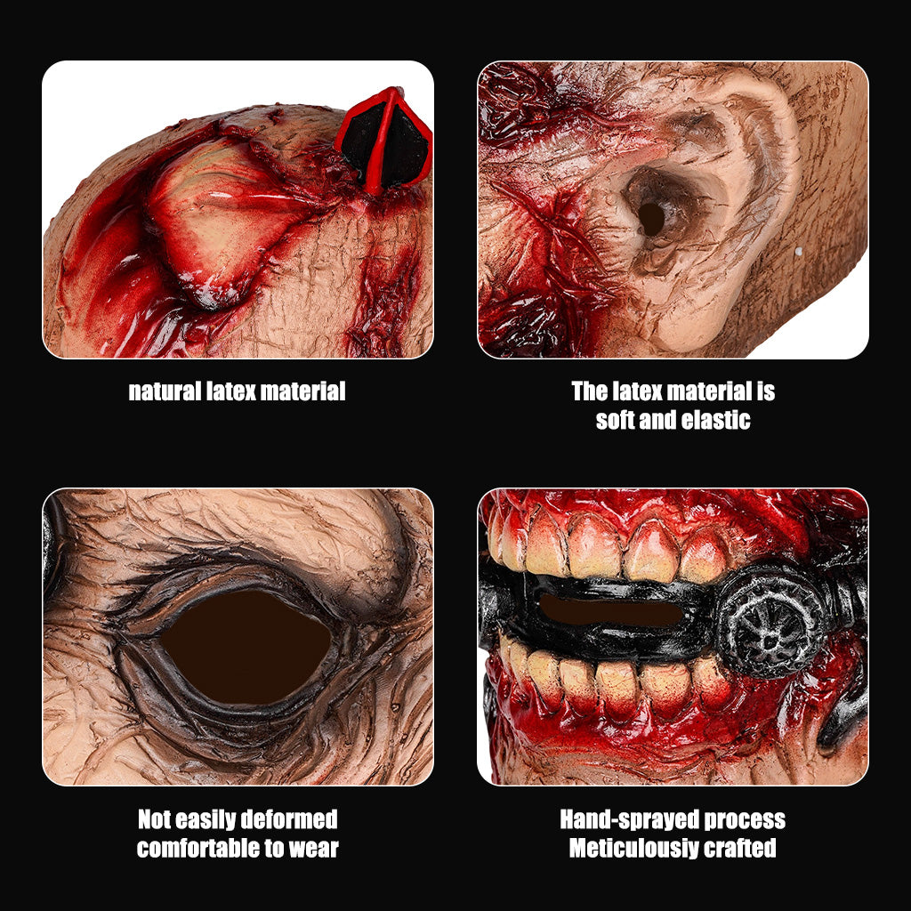 CYBORG ZOMBIE MASK 401092