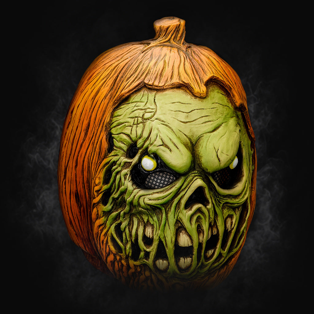 TOXIC PUMPKIN SKULL MASK 401098