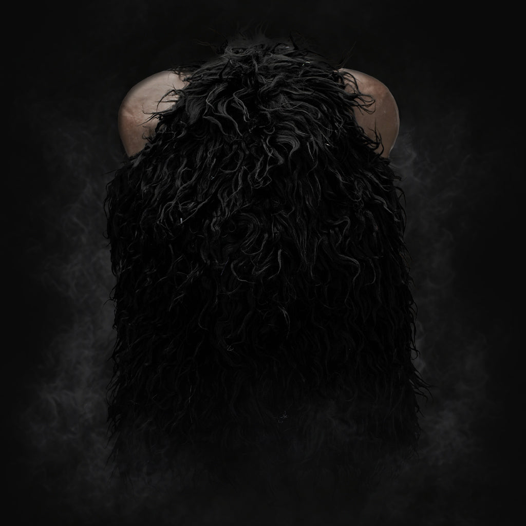 BLACK SCARY LION MASK 401101