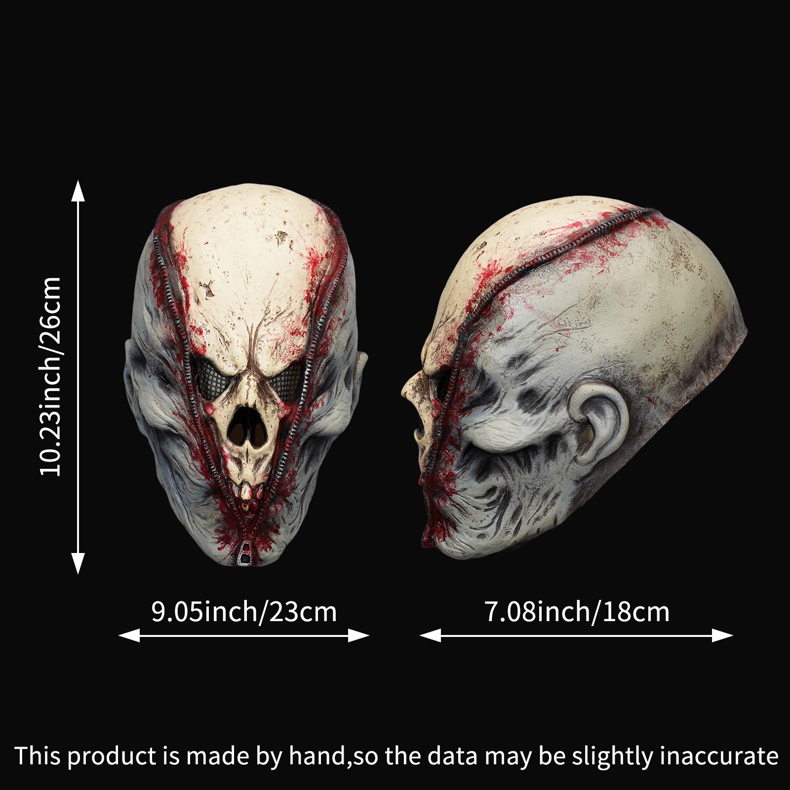 ZIPPER SKULL MASK 401110