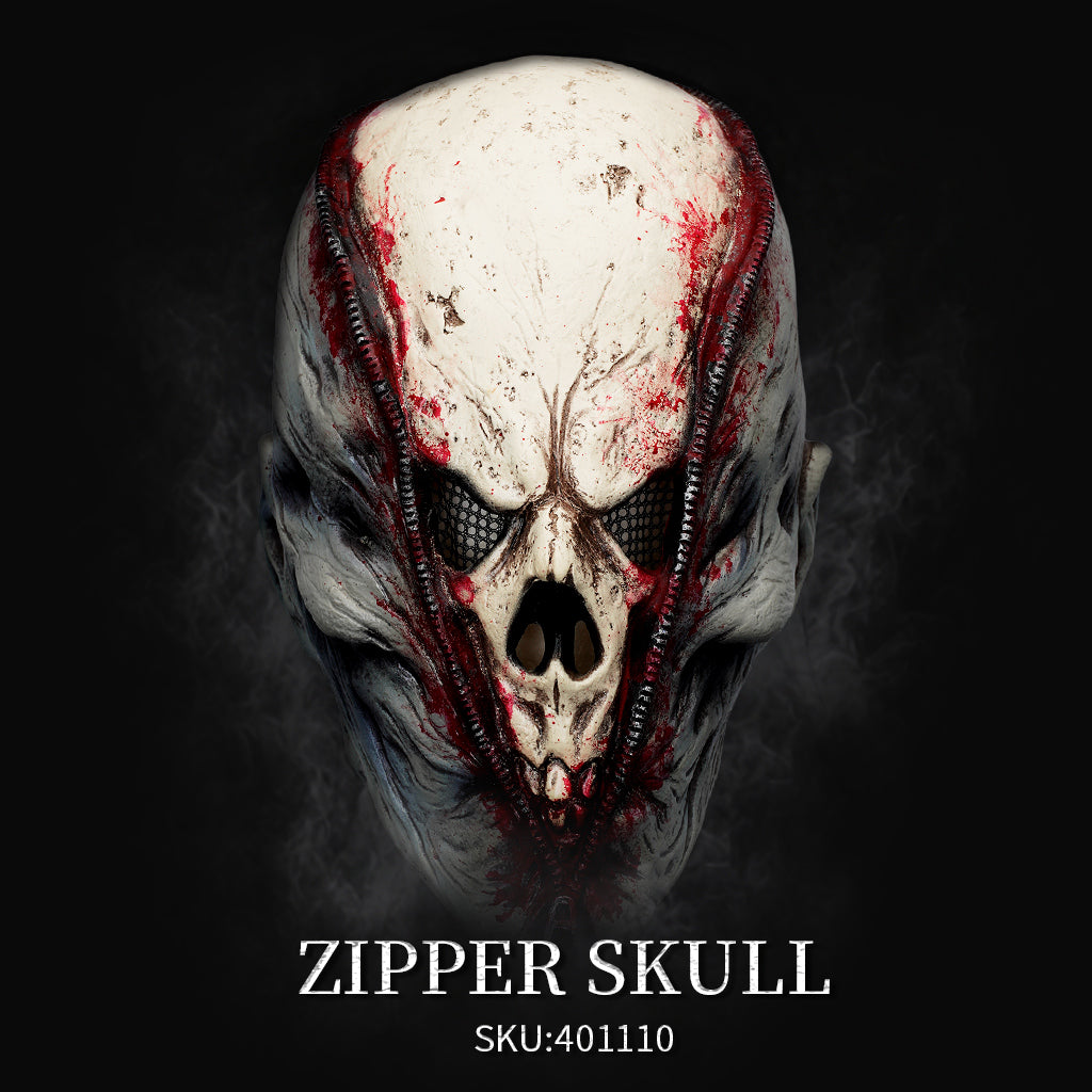 ZIPPER SKULL MASK 401110