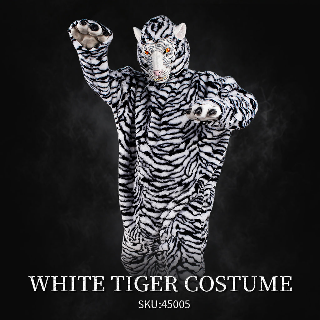 White Tiger Fur Costume 45005