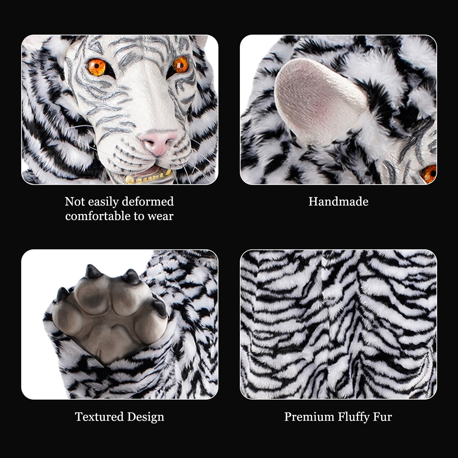 White Tiger Fur Costume 45005