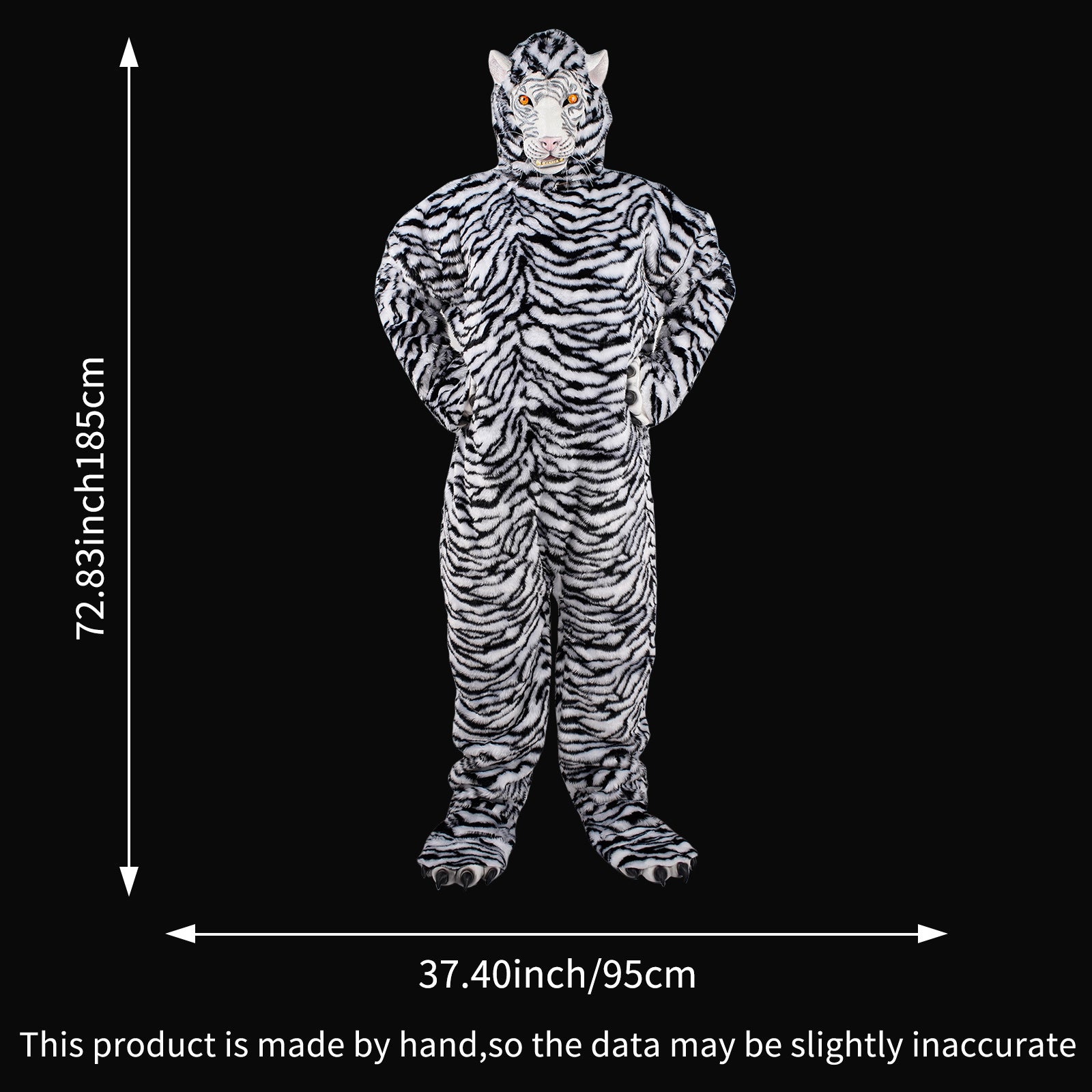 White Tiger Fur Costume 45005