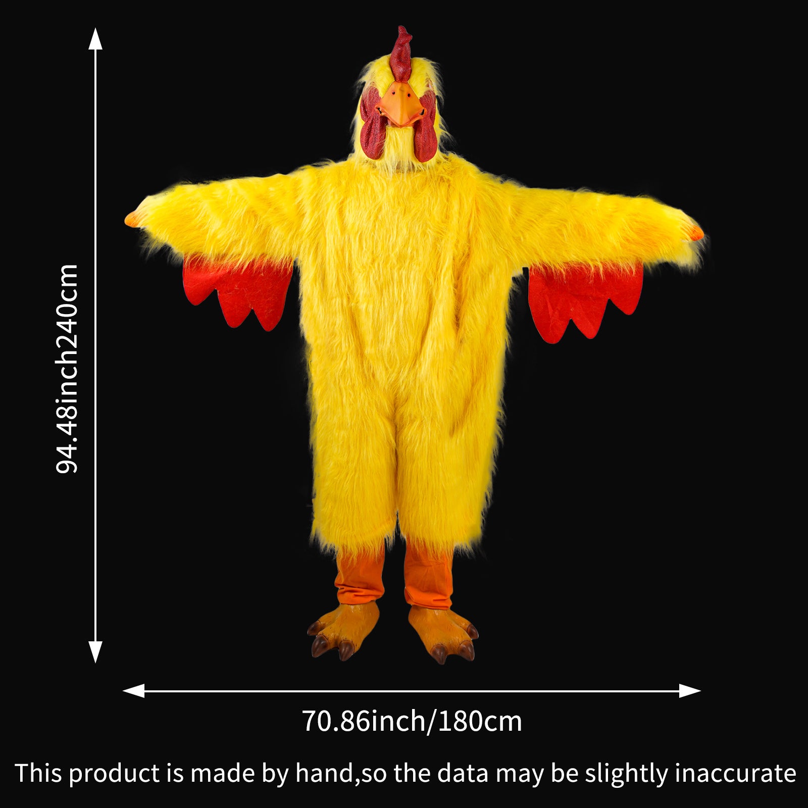 CRAZY CHICKEN COSTUME 45006