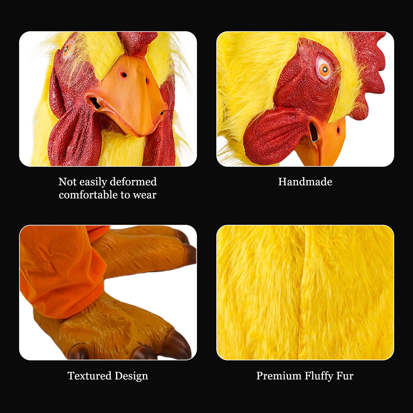 CRAZY CHICKEN COSTUME 45006