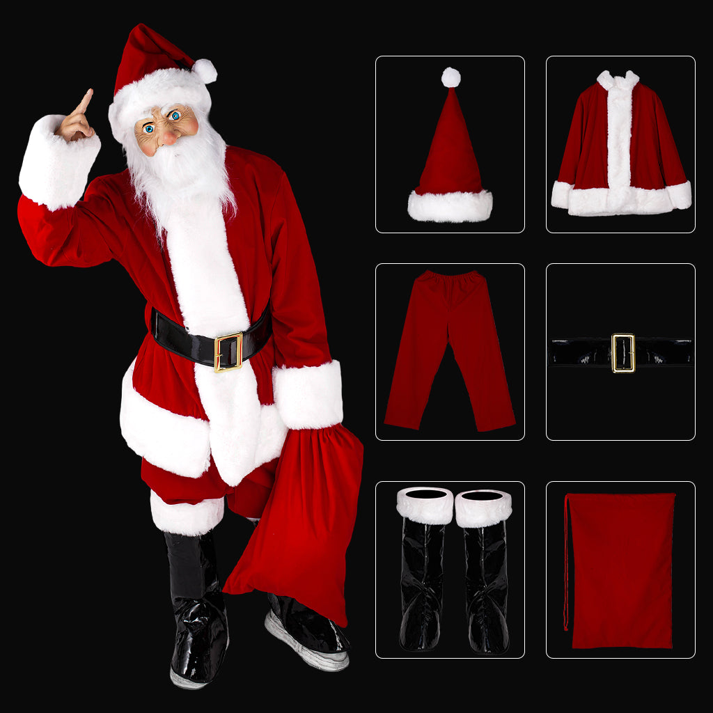 DELUXE SANTA COSTUME SET 45010