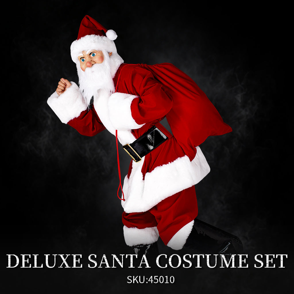 DELUXE SANTA COSTUME SET 45010