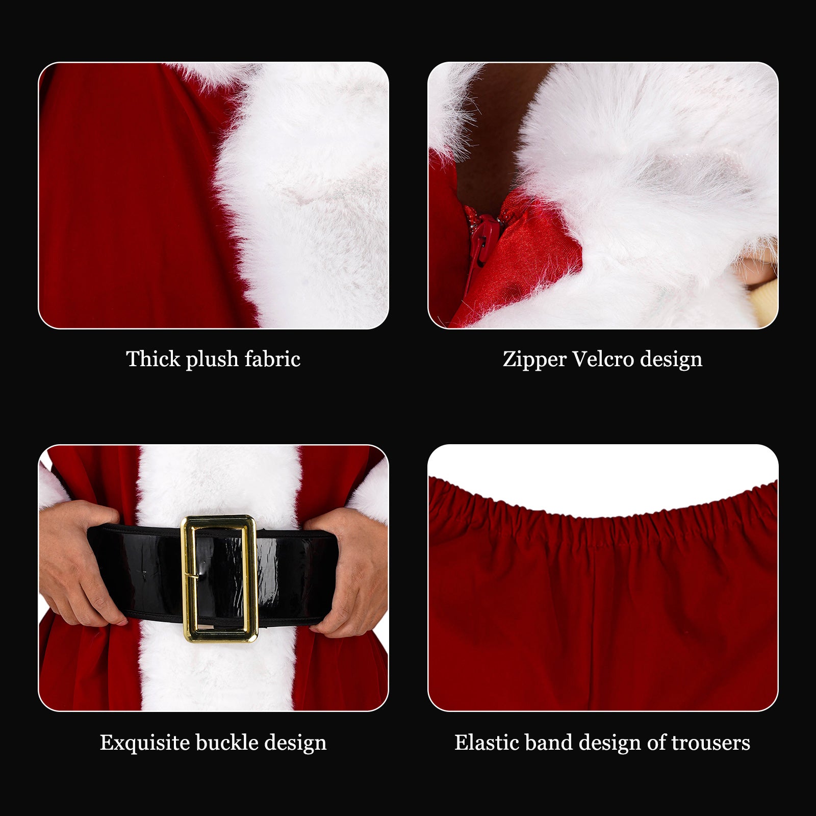 DELUXE SANTA COSTUME SET 45010